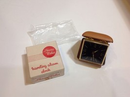 PHINNEY-WALKER Vintage Travel Pocket Alarm Clock Watch Folding Germany Pw 6 - £22.04 GBP