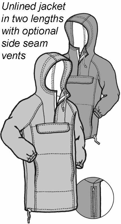 Men&#39;s Coast Range Anorak Jacket Coat #126 Sewing Pattern (Pattern Only) ... - $10.00