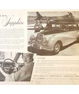 1954 Armstrong Siddeley Sapphire Car Advertisement Autocar Automobilia D... - $42.03 CAD