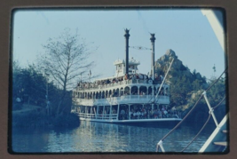 Original Slide 1962 DISNEYLAND Mark Twain Steamboat 35mm Kodak - £6.22 GBP