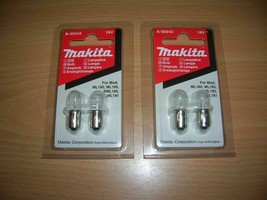 4 Makita 18V Torch Bulbs A-30542 forML180 ML185 Dewalt DE9083 DW908 DW919 - £20.62 GBP