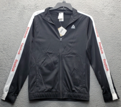 Reebok Speedwick Track Jacket Mens Small Black Gym &amp; Training Essential ... - $29.41