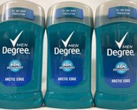 3 Pack Degree 48H Deodorant For Men Arctic Edge  2.7oz Each - $24.95