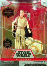 Star Wars Elite Series Disney Store Rey And BB-8 Die Cast Action Figure - £10.29 GBP
