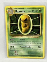 1999 Pokemon Shadowless Kakuna Base 33/102 - £2.36 GBP
