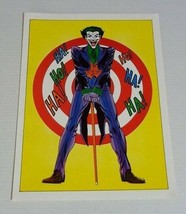 1978 Joker poster, Original DC Dark Knight Detective Comics Batman foe pin-up 1 - £39.02 GBP