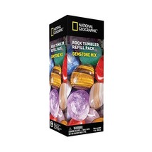 Rough Gemstone Refill Kit for Rock Tumbler by National Geographic  - £32.43 GBP