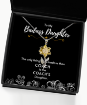 Coach Daughter Necklace Gifts, Birthday Present For Coach Daughter, Mom To  - £39.07 GBP