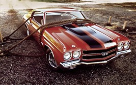 1970 Chevrolet Chevelle SS roped 24X36 inch poster, sports car, muscle car - $19.99