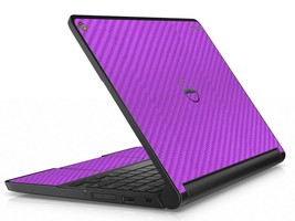 LidStyles Carbon Fiber Laptop Skin Protector Decal Dell Chromebook 11 3189 - £11.98 GBP