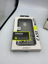 2 pack  Case Mate Tough Clear Case for LG Phoenix 4 - Smoke/Black - $9.31