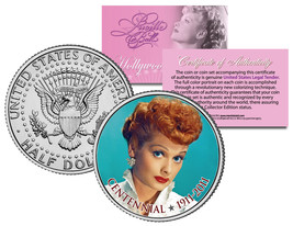 LUCILLE BALL *I Love Lucy* Centennial Birthday 1911-2011 JFK Half Dollar US Coin - £6.88 GBP