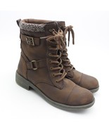 Rocket Dog Thunder Graham Womens Faux Suede Lace-up Combat Boots Size 8.5 - £19.46 GBP