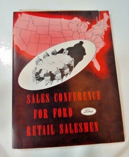 Primary image for 1941 Ford Sales Conference for Ford Retail Salesmen Paperwork book Itinerary etc