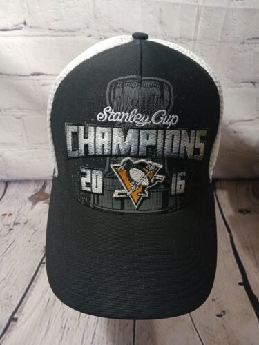 Primary image for 2016 Pittsburgh Penguins Stanley Cup Champions Snapback Trucker Hat Cap 47 OSFA