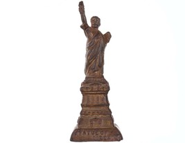 c1920 Kenton Cast Iron Statue of liberty bank - $133.65