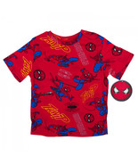 Spider-Man Web Action Youth T-Shirt Red - £11.71 GBP