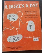 A Dozen A Day - Book Two Technical exercises for piano - $25.56 CAD