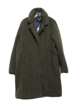NWT J.Crew Teddy Sherpa Coat in Frosted Olive Green Cozy Furry Jacket XL... - $158.40