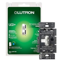 Lutron Toggler LED+ Dimmer Switch | 150-Watt LED, Single-Pole/3-Way | TG... - £33.46 GBP