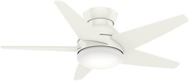 Casablanca Fan Company 59350 44&quot; Isotope Ceiling Fan With Light, Fresh White - £483.51 GBP