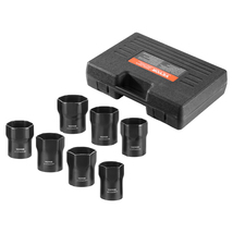 VEVOR Wheel Bearing Locknut Socket Set, 1/2“ Drive SAE &amp; Metric 6-Point ... - $64.99