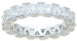 Womens Vintage Style Wedding BAND Anniversary RING 2.75 CT Silver Size 5-9 - £59.22 GBP