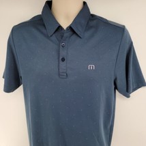 Travis Mathew Golf Polo Shirt Size S Blue - $22.72