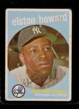 Vintage Baseball Card Topps 1959 #395 Elston Howard New York Yankees C - Of Wb - £8.50 GBP