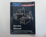 1996 Omc Poppa Drives Verticale Guida Supporto Servizio Riparazione Manuale - $24.98