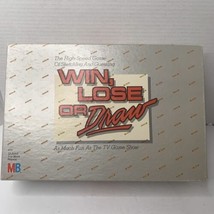 Vintage Win Lose or Draw Board Game by Milton Bradley Based On The TV Game Show - £6.41 GBP