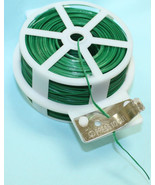 328FT 100M Kitchen Bag Gardening Plant Green Twist Tie Wire Roll With Cu... - $10.47 CAD