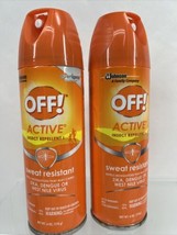 (2) OFF! Active Insect Repellent l Liquid Sweat Resistant Repels Mosquit... - £8.61 GBP