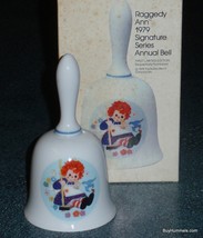Raggedy Ann Schmid 1979 Signature Series Bell Numbered Collectible W Box - GIFT! - £12.64 GBP