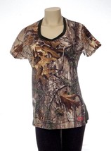 Under Armour Fitted UA Tech Realtree Camo Short Sleeve Tee T Shirt Women&#39;s NWT - £35.54 GBP