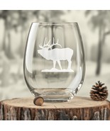 Caribou Elk Glasses - Wine, Champagne, Pint Glasses Shot Glass - $467.85 MXN+