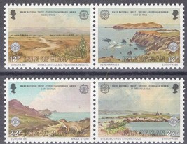 ZAYIX Great Britain - Isle of Man 306-307 MNH Europa Seascapes Manx Natl Trust - £1.18 GBP