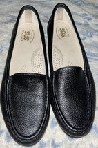 Sas Tripad Comfort Black Leather Loafers Slip Ons Dress Shoes Womens Sz 9.5 N - £21.97 GBP