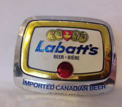 Vintage Labatt&#39;s Beer English/French Small Cardboard Sign 5.5 x 6.75 in - $156.75 MXN