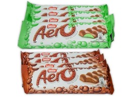 Nestle Aero Milk Chocolate and Peppermint Bars, 1.4 oz Bars, Pack of 8 - $14.84