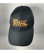 Team Stihl Chainsaws Power Equipment Saw Black Snapback Baseball Cap Hat - $6.89