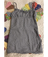 Sky &amp; Sparrow Y2K blue gingham cottage Spaghetti Strap Sundress Medium - $20.00