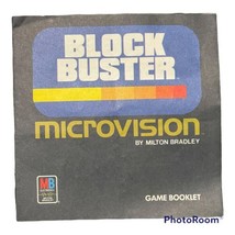 Game Parts Pieces Block Buster Microvision Milton Bradley 1980 Rules Ins... - $3.99