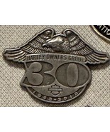 Harley Owners Group HOG 30th Anniversary &amp; Safe Rider Skills Pin Set - $18.38 CAD