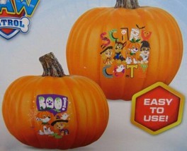 Kids Halloween Pumpkin Tattoos Nickelodeon Paw Patrol 4 Sheets - £13.91 GBP