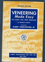 Veneering Made Easy for School, etc. HB w/dj-1961-Herman Hjorth-120 pages-Revise - £11.18 GBP