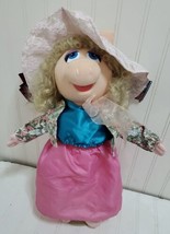 MISS PIGGY Plush w/ Tag Muppet Vision 3D Jim Henson Walt Disney World Vintage - £29.89 GBP