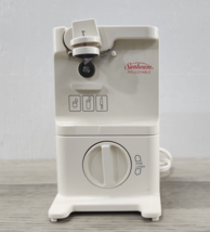Sunbeam White Adjustable Can Opener Model 3108-8  - Tested &amp; Working - £15.55 GBP