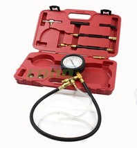 Fuel Injection System Pressure Tester Gauge Kit Recovery 4 Schrader Test Port - $43.00