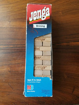 Jenga Brining Wood Block Game 1995 Milton Bradley Classic New Old Stock - £7.85 GBP